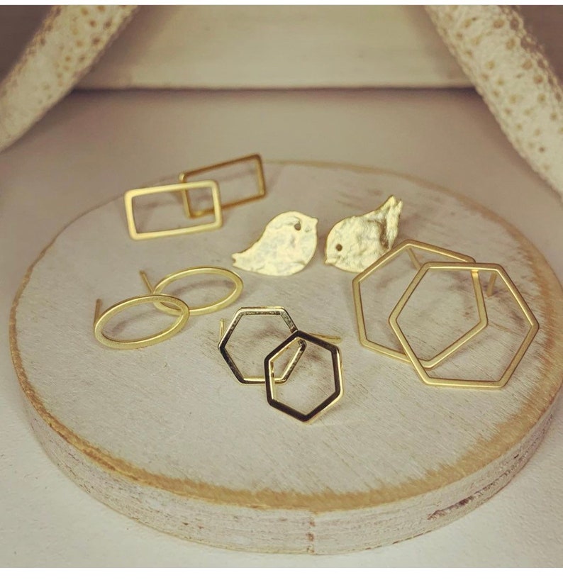 Gold studs