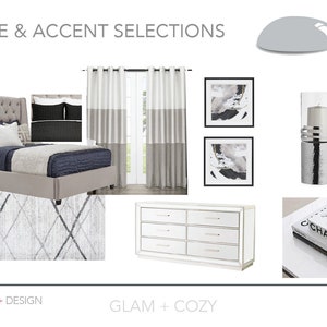Custom Bedroom E-design Service - Interior Design