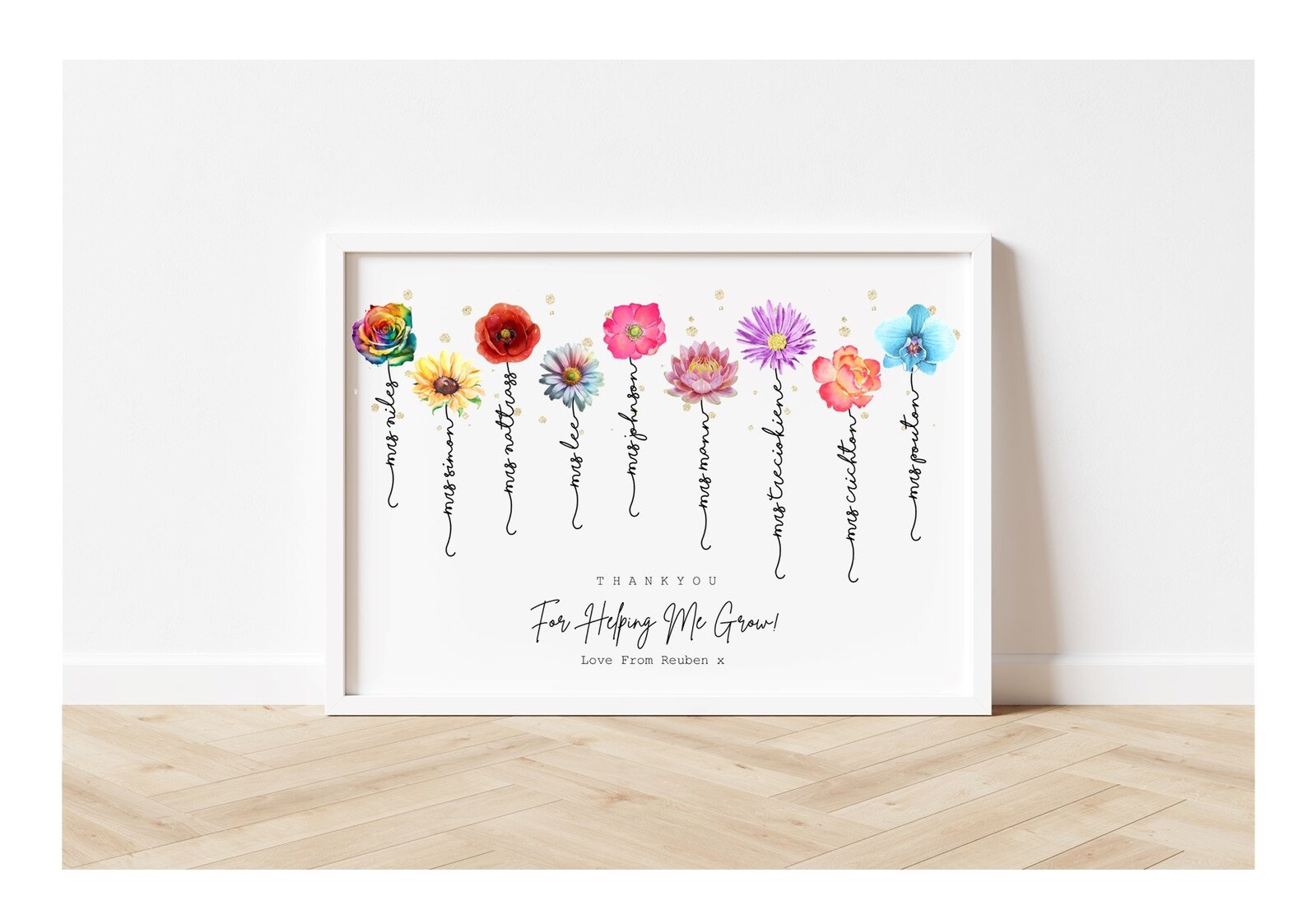 Personalised Thank You Teacher Print Thank You Teacher Gift End Of personalised-thank-you-teacher-print-thank-you-teacher-gift-end-of