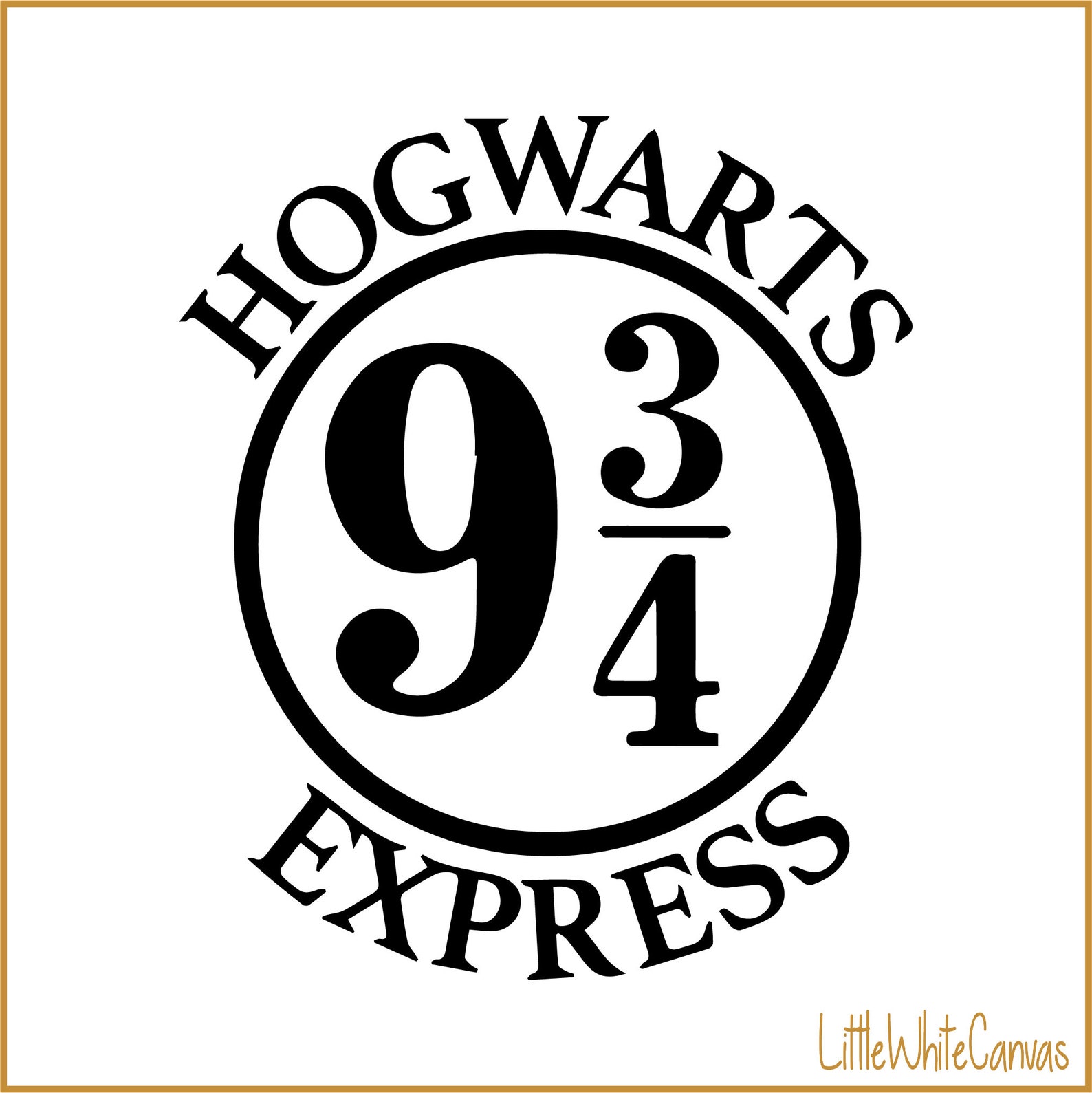 Hogwarts Express 93/4 Car Window Bumper Vinyl Decal Sticker. Etsy