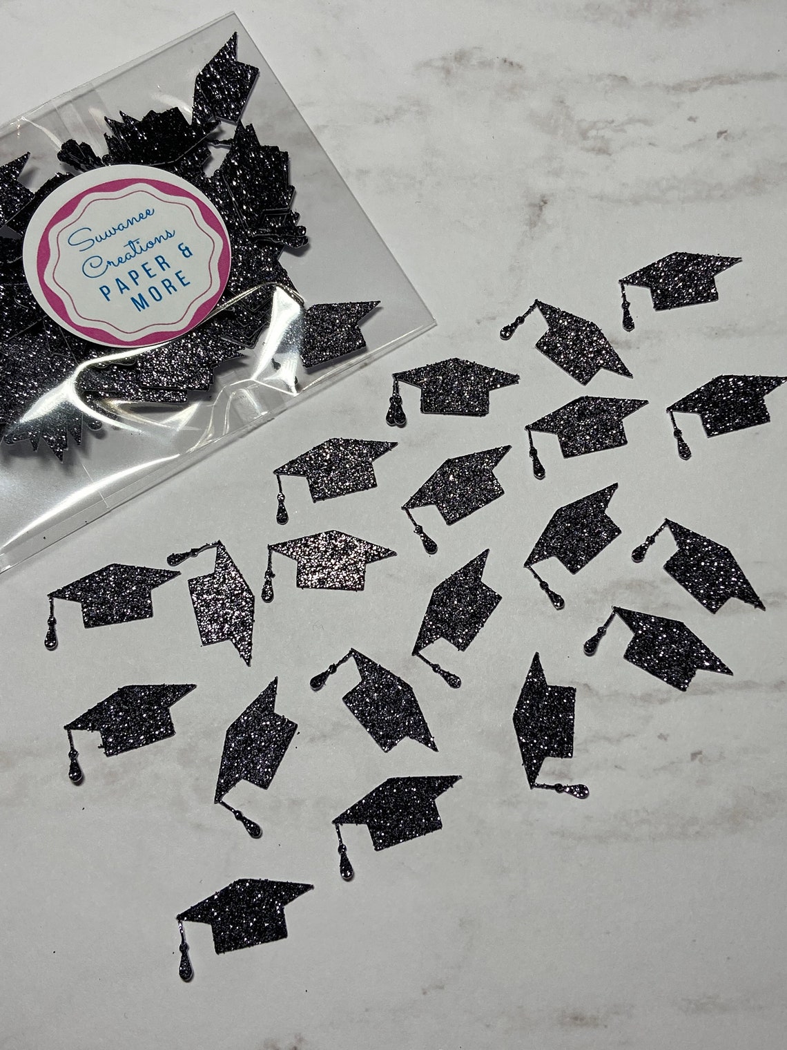 Graduation Confetti Cap Glitter Confetti Graduation Etsy