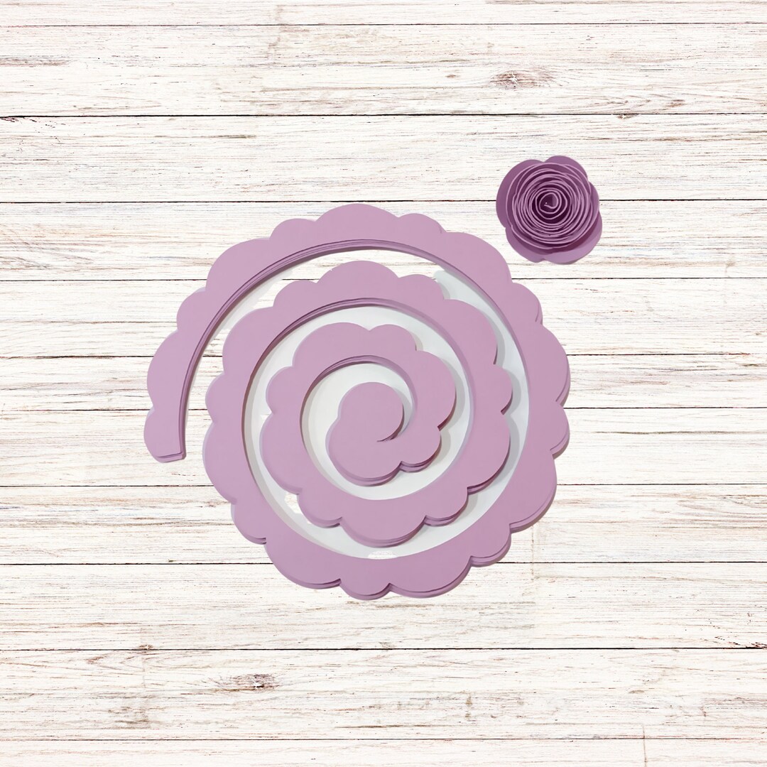 Precut Paper Flowers Unrolled Paper Flowers Set of 20 DIY Etsy
