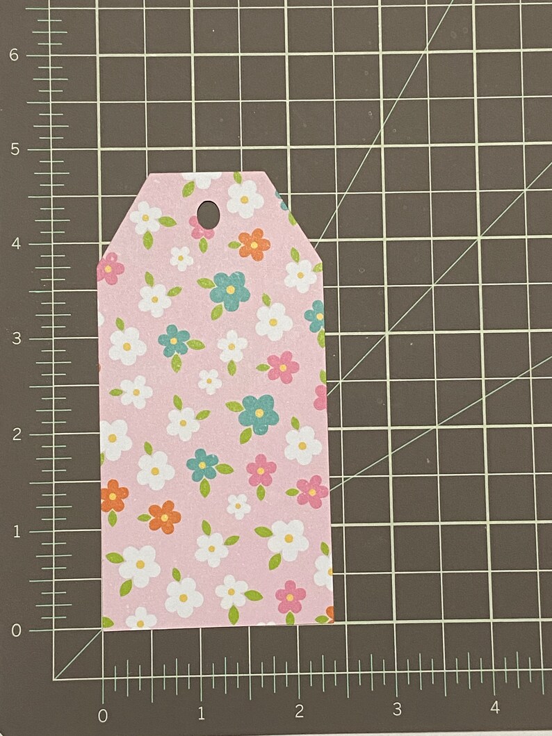 Easter Paper Tag Paper Tag Easter Basket Tag Hang Tag Blank Favor Tag Luggage Tag Large