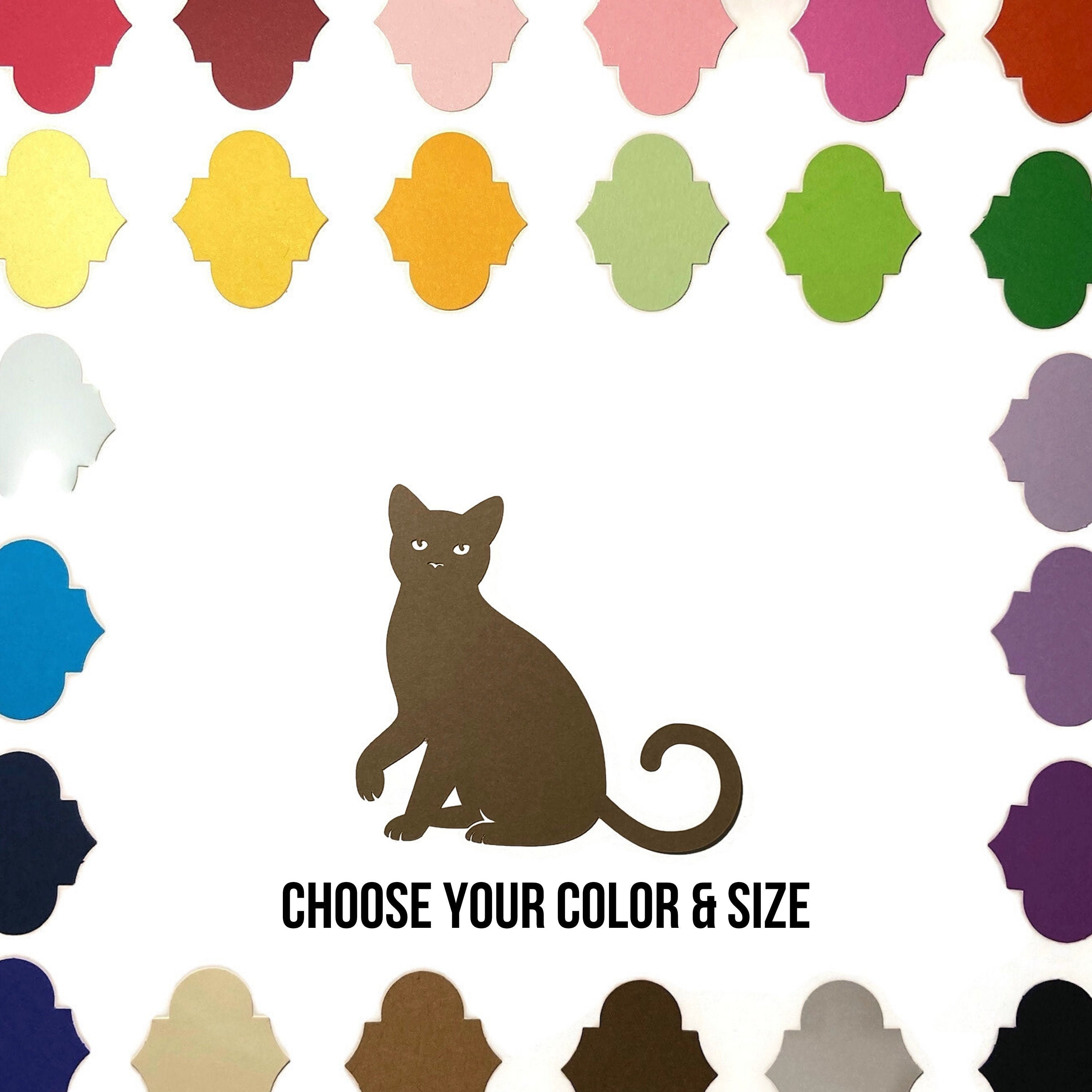 Cat Cardstock Die Cut Paper Crafting Scrapbook Supplies Etsy New Zealand