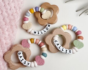 Personalised Baby Toy, Baby Girl Gift, Baby Boy Gift, Grandchild Gift, Newborn Gift, Baby Shower Gift, Sensory Toy, Baby Keepsake Gift