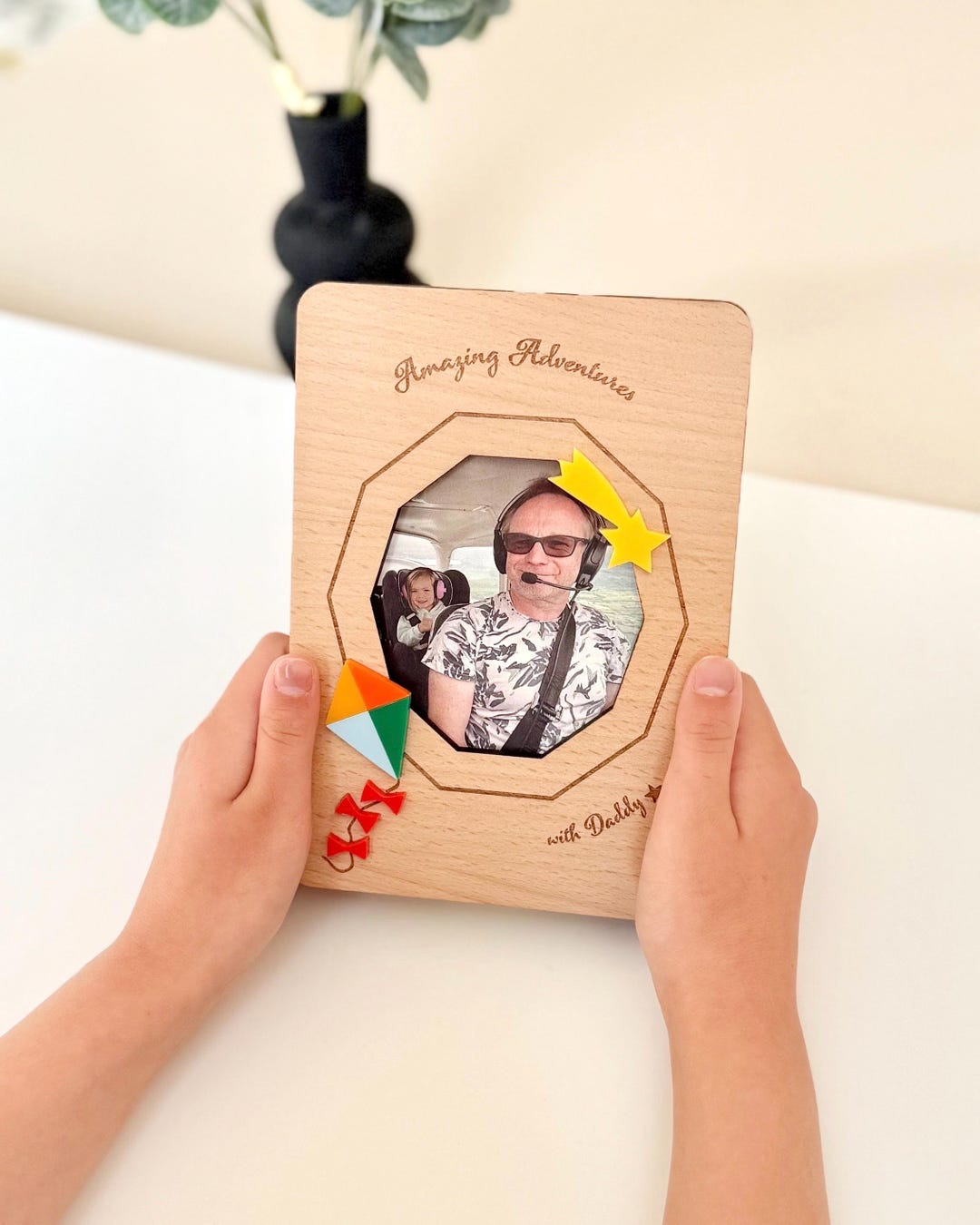 Personalised Photo Frame for Dad, Father’s Day Gift From Kids, Daddy ...
