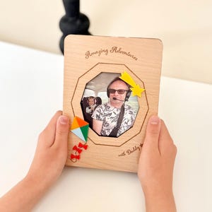 Personalised Photo Frame For Dad, Father’s Day Gift From Kids, Daddy And Me Keepsake, Birthday Gift For Dad, Personalised Picture Frame Dad