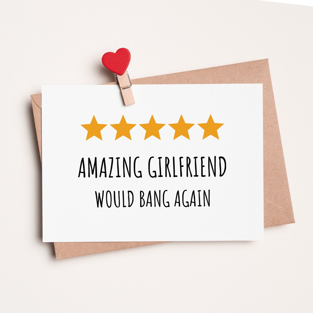 Amazing Girlfriend Card, Funny Valentines Day Card for Her, Anniversary ...