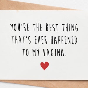 Naughty Valentines Day Card For Husband, Sexy Valentines Gift For Him, Boyfriend Birthday Card, Funny Anniversary Gifts For Men