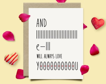 Funny Anniversary Card For Wife, Husband, Boyfriend, Girlfriend, First Anniversary Gift For Him, Paper Annivesary Gift For Her