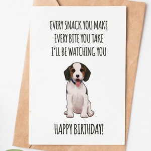Funny Dog Birthday Card, Dog Lovers Birthday Gift, Dog Mom Birthday Card, Dog Dad Birthday Card, Pet Owner Birthday Card For Him Her