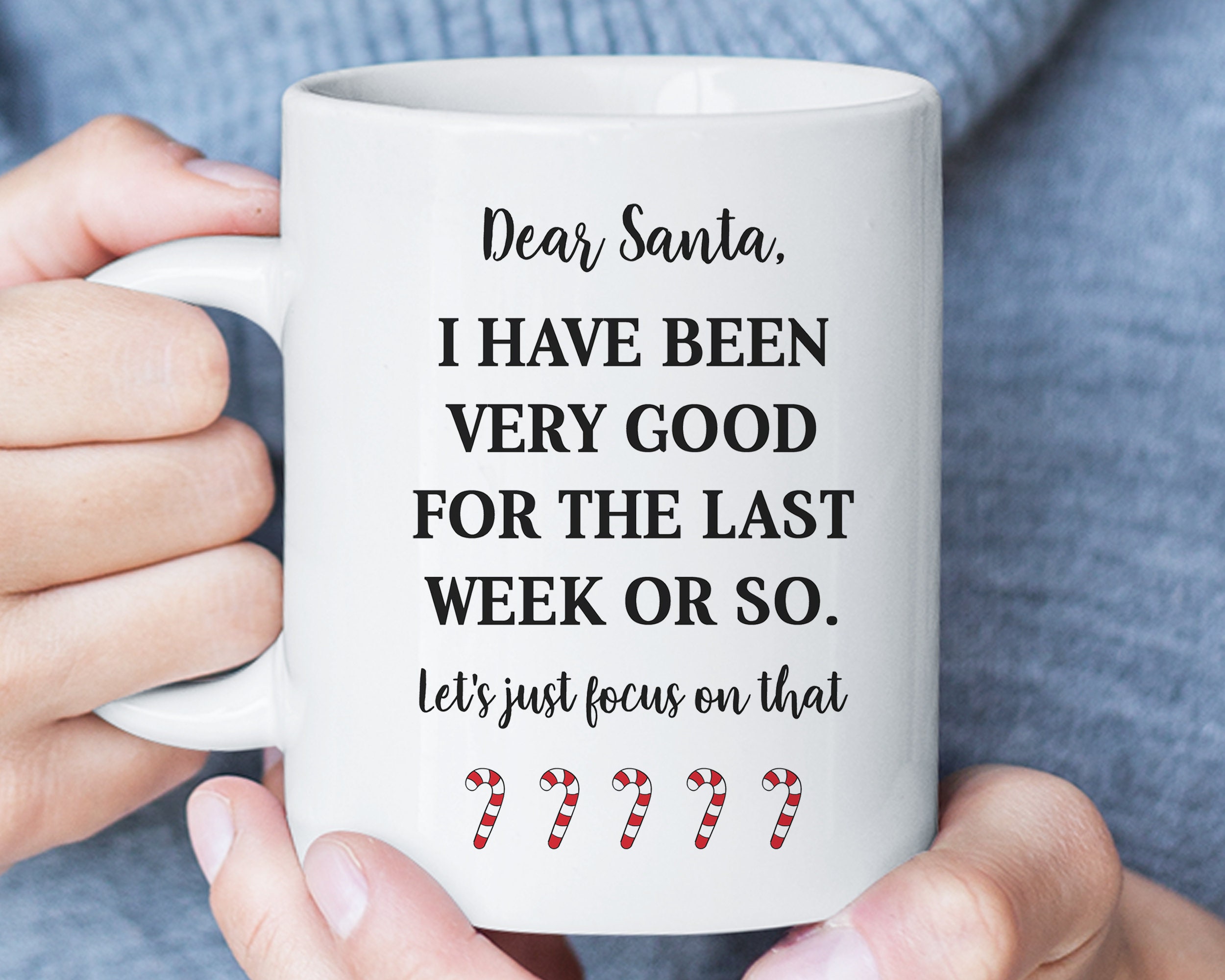 Santa Claus Christmas Mug Funny Xmas Holiday Mug Unique Etsy