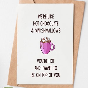 Naughty Valentines Day Card, Sexy Valentines Day Gift For Him, Anniversary Card For Husband Or Boyfriend, Fiance Birthday Card