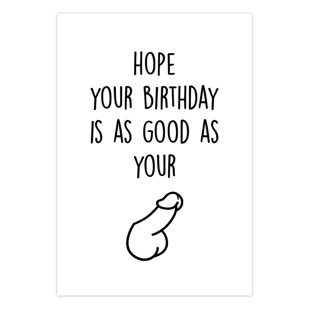 Divertidas Tarjetas De Cumpleaños Para Hombres Y Mujeres, Humor Grosero