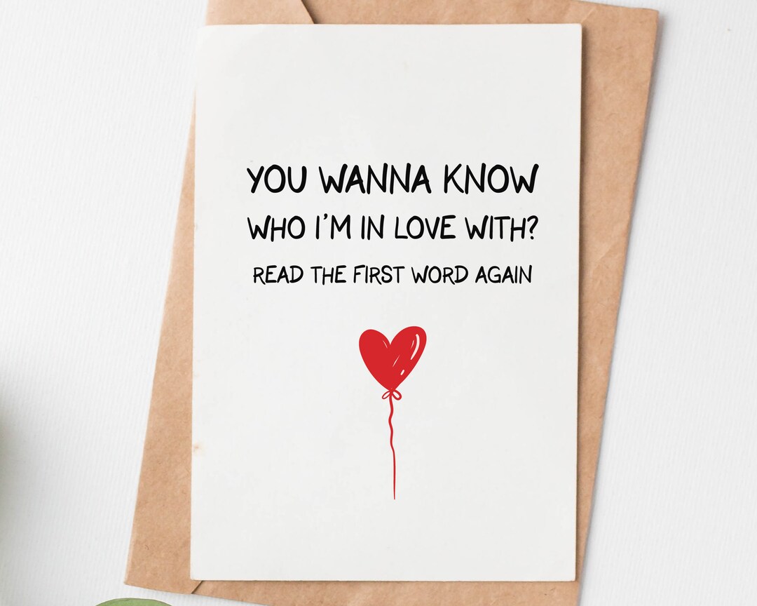 Funny Valentines Day Card for Husband or Boyfriend, Valentines Gift for ...