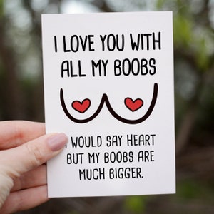 Naughty Valentines Day Card, Funny Anniversary Card for Him, Valentines Gift for Husband Fiance or Boyfriend, Sexy I Love You Card