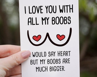 Naughty Valentines Day Card, Funny Anniversary Card for Him, Valentines Gift for Husband Fiance or Boyfriend, Sexy I Love You Card