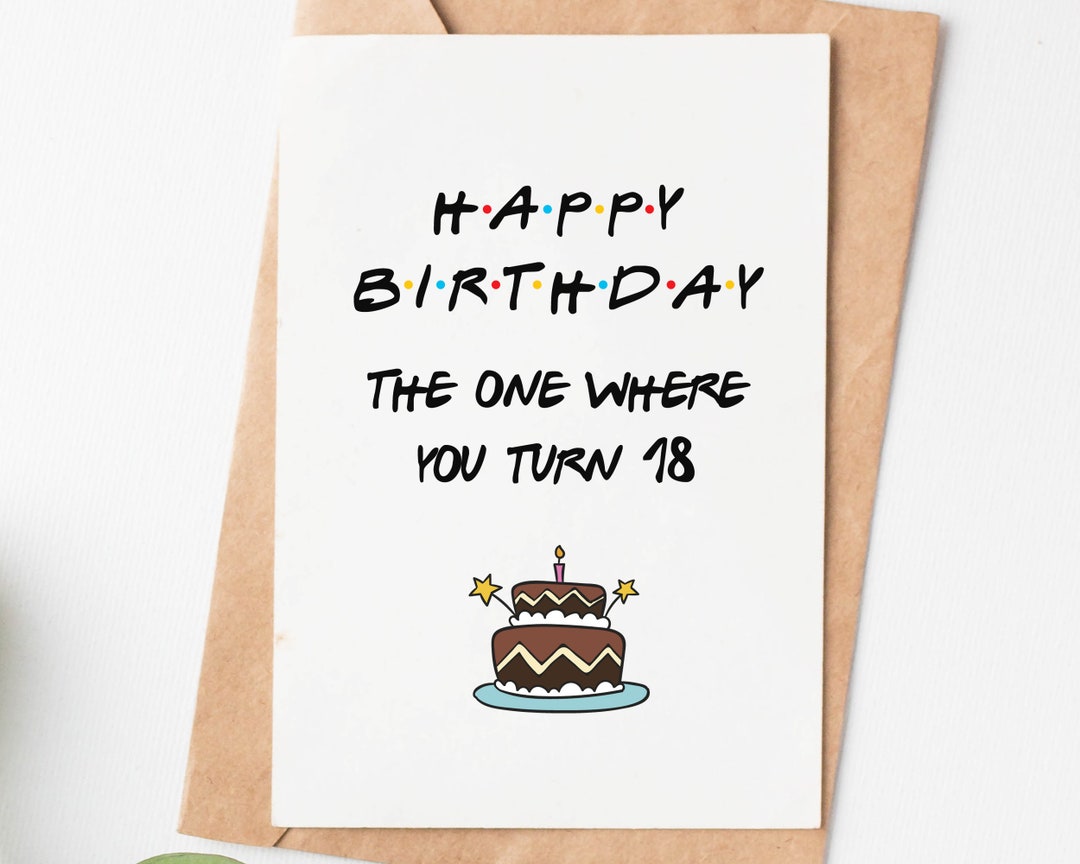 18th Birthday Card for Him or Her, 18th Birthday Gift for Daughter Son ...