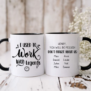 Retirement Gift Personalized, Job Leaving Mug, Farewell Gift for Coworker, Funny Office Gift, Goodbye Gift, Colleague Gift
