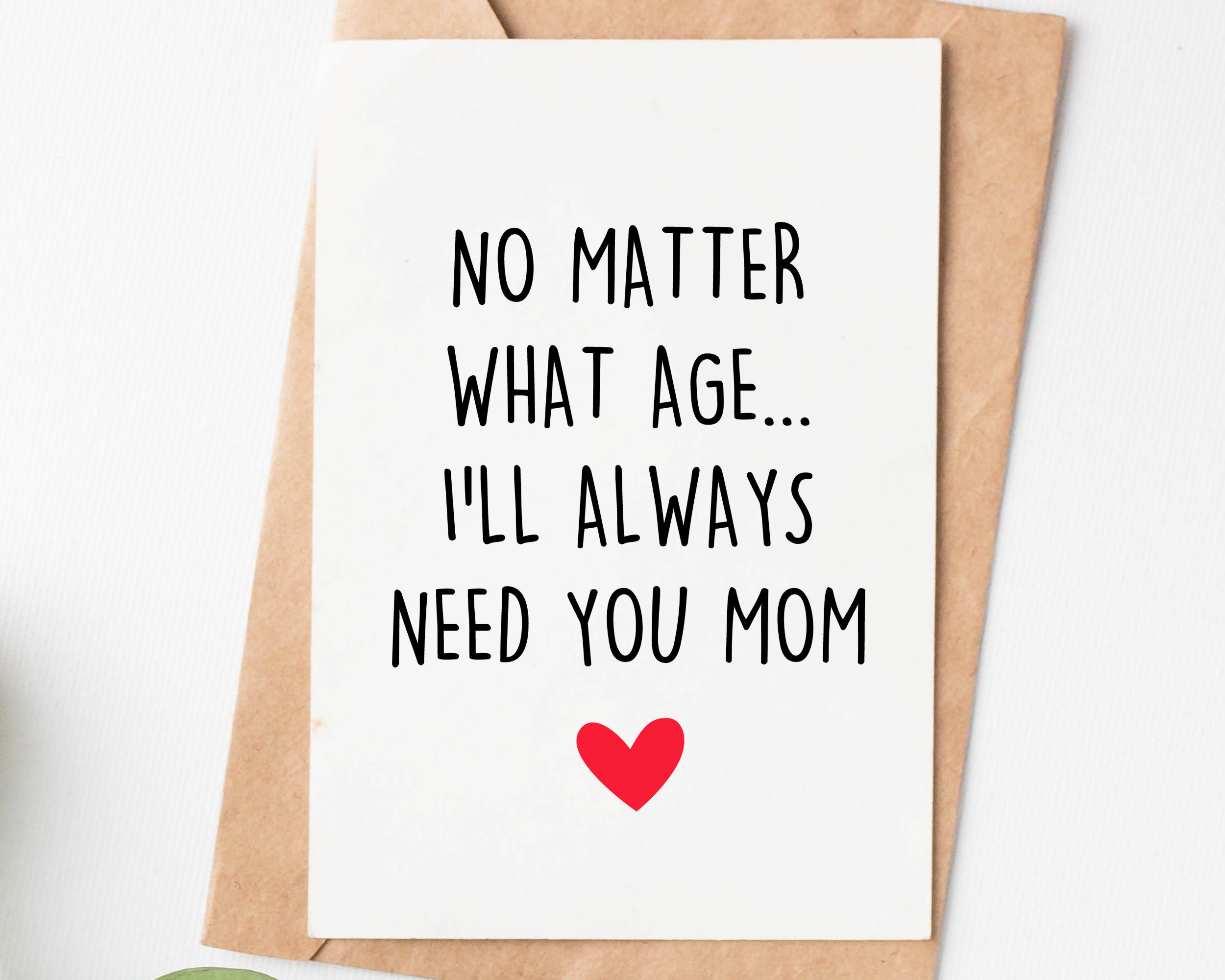 Happy Mother's Day Card, Mom Birthday Card, Mothers Day Gift From ...