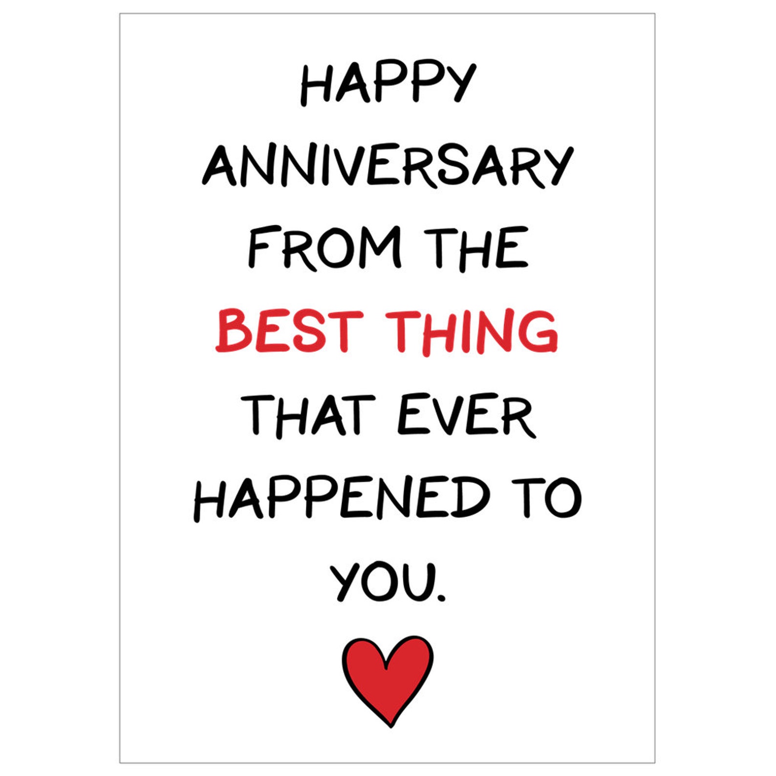 Funny Anniversary Card For Husband 1st Anniversary Gift For Etsy