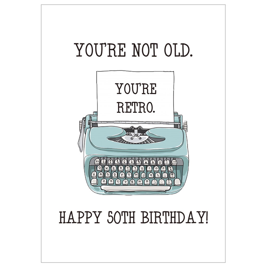 Funny 50th Birthday Card Printable, Dog Lover Birthday Card, Turning 50 Card For Husband Wife Or - View #3