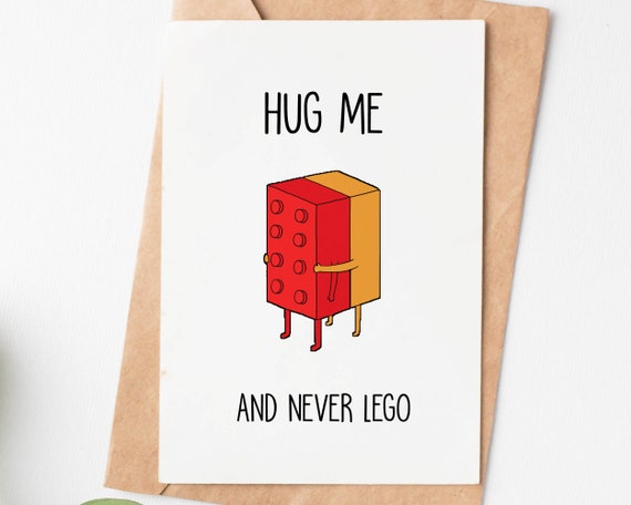 Never Let Go Pun Anniversary Card For Husband Wife Boyfriend Or Girlfriend, Funny Love Card, 1st Anniversary Gift For Him Her Men Women