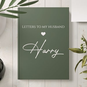 Diario de aniversario de cartas a mi esposo, cuaderno de memoria personalizado, cumpleaños personalizado, regalo de Navidad, regalo secreto de Santa, relleno de calcetín