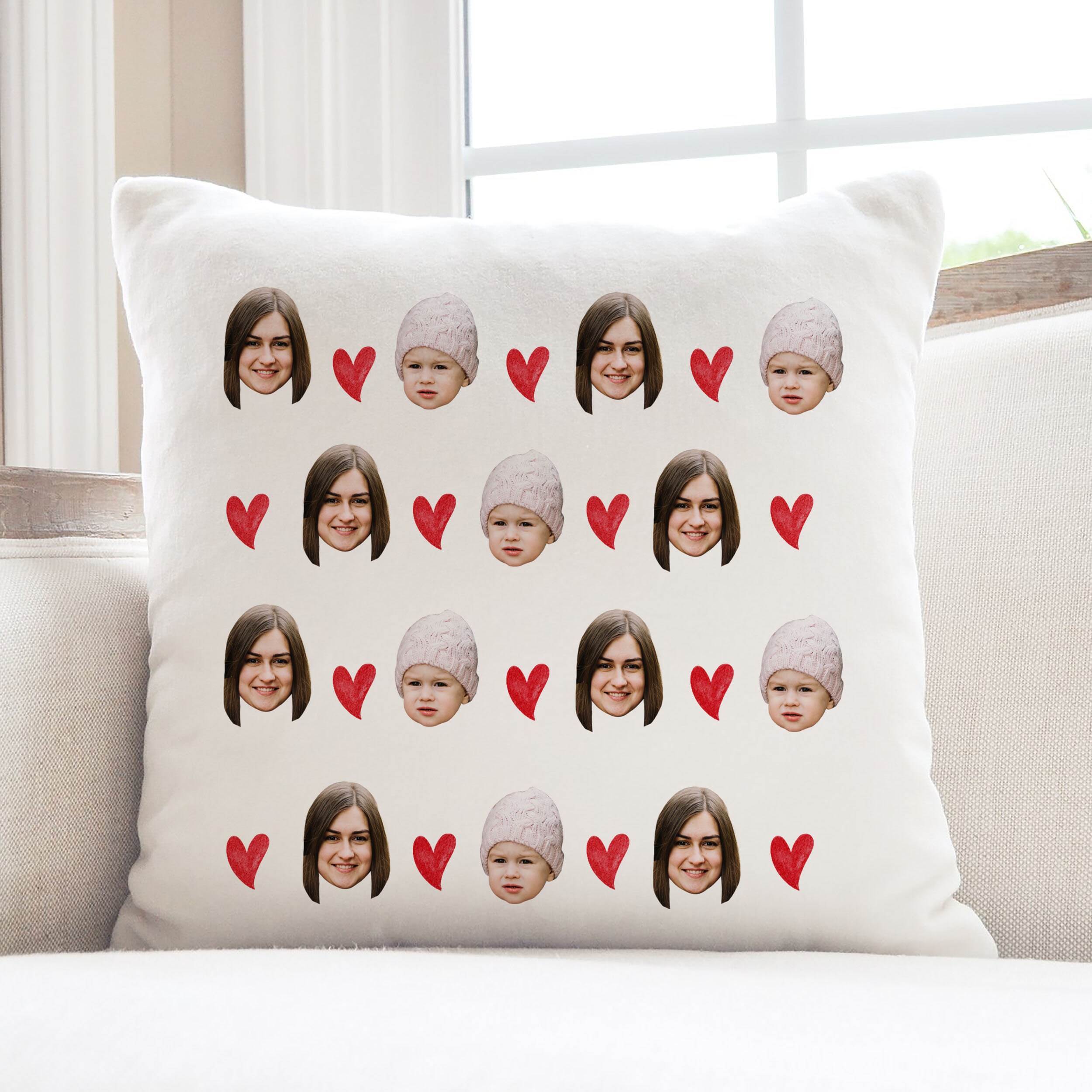 Face Pillow Case Etsy