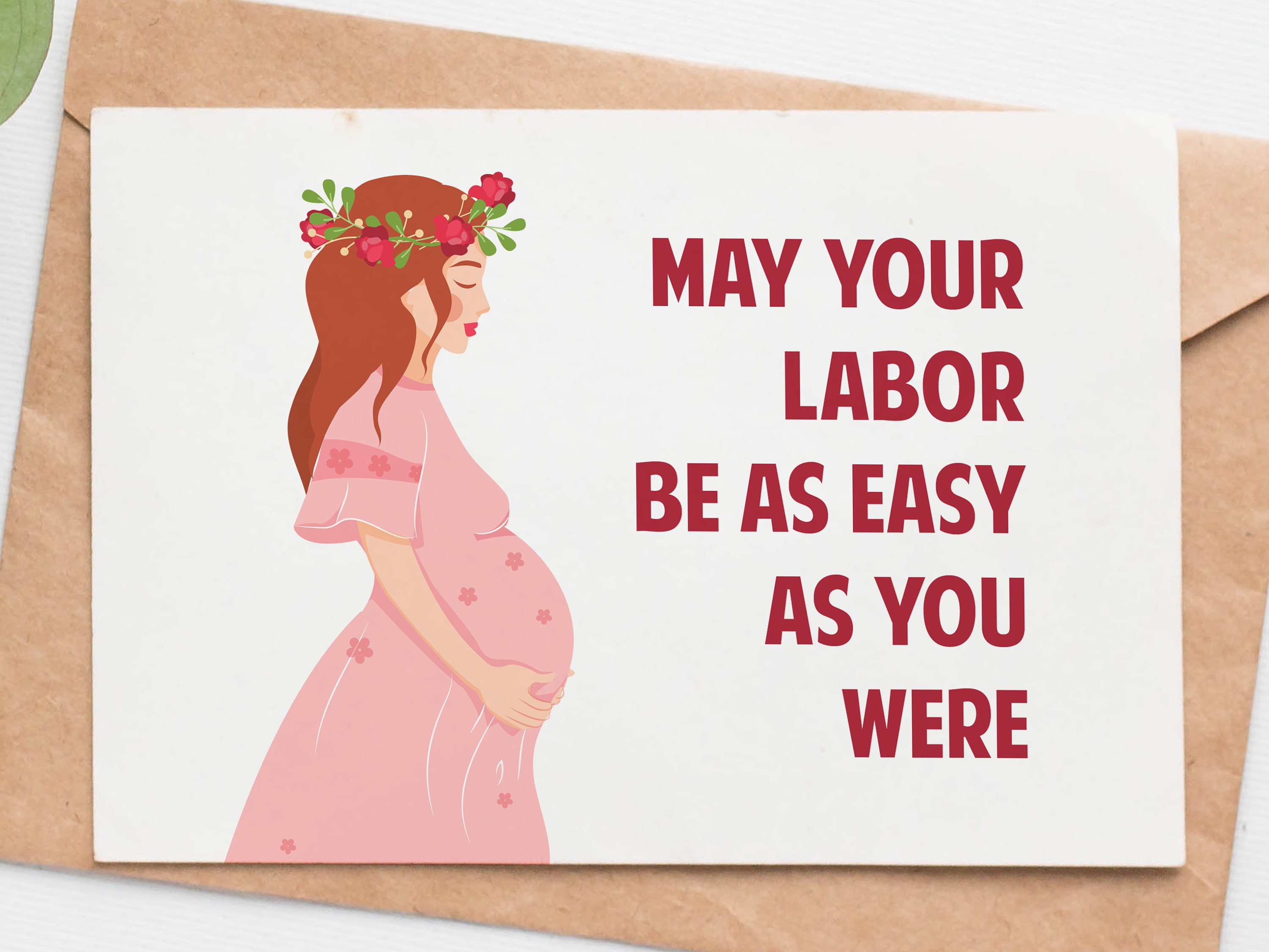Pregnancy Congratulations Card Congrats on New Baby Card Etsy