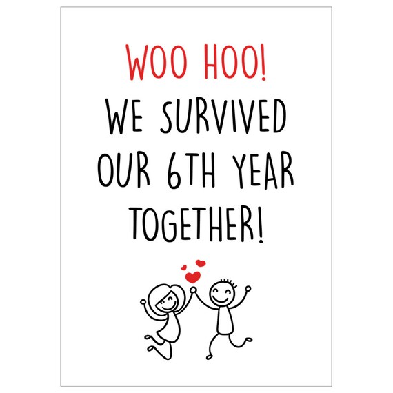 thumbnail image 2 of Stuff4 Funny Candy Anniversary Card For Husband Wife - Your Fault I'm Extremely Happy - Happy 6th Wedding Anniversary Card For Partner, 5.7 X 5.7 Inch Greeting Cards For Sixth 2 of 9
