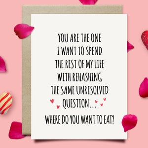 Funny Valentine'S Day Card For Him Or Her, Romantic Anniversary Card For Husband Wife Boyfriend Girlfriend, Mens Valentines Gift