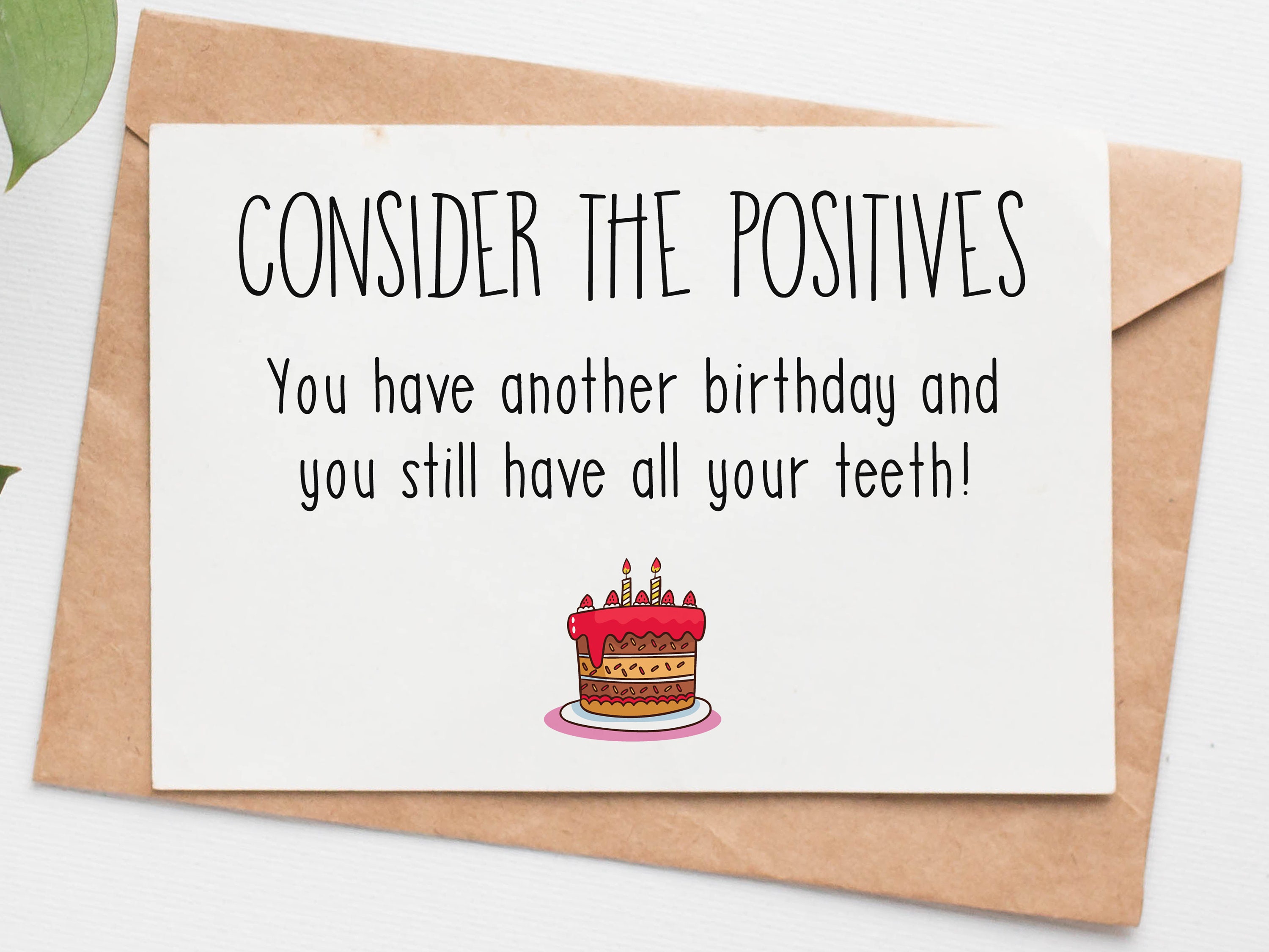 Funny Birthday Card For Grandma Grandpa Age Joke Rude Etsy