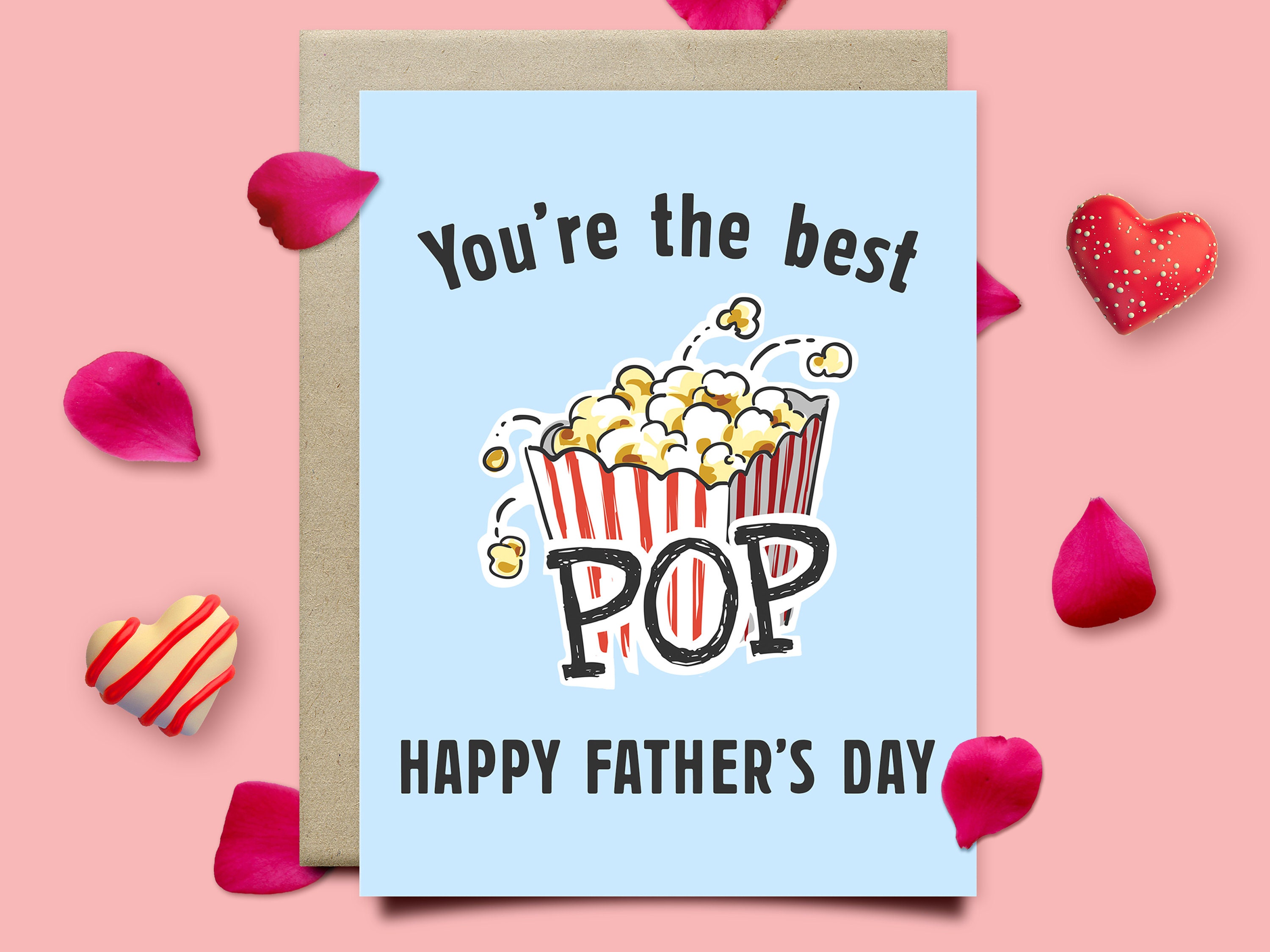Pop Daddy Signs You're the Best Pop Dad Card, Fathers Day Card, Dad Birthday Card ...