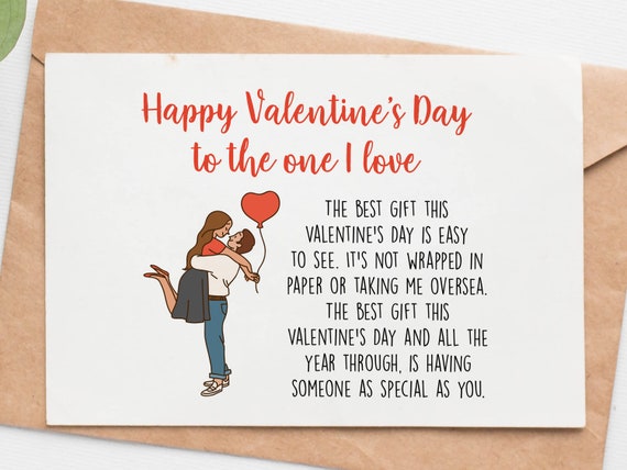 Love Valentines Day Card for Him, Romantic Anniversary Card for Men Women,  Valentines Gift for Husband Wife Boyfriend or Girlfriend 
