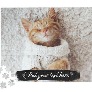 Pet Sympathy Gift Personalized, Custom Photo Puzzle, Cat Loss Gift, Dog Bereavement Gift, Pet Keepsake, Dog Lover Gift, Pet Condolence Gift
