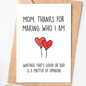 thumbnail image 2 of Funny Mothers Day Gift For Mum Birthday Gift Mommy Mummy Gift Personalised Mothers Day Gift Coaster Present For Mom From Kids 2 of 10