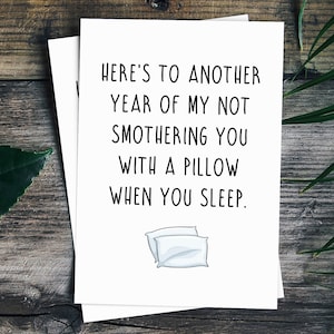 Valentines Day Card For Him, Anniversary Card for Boyfriend, Funny Cotton Anniversary Gift For Him, 10 Year Anniversary Gifts For Men