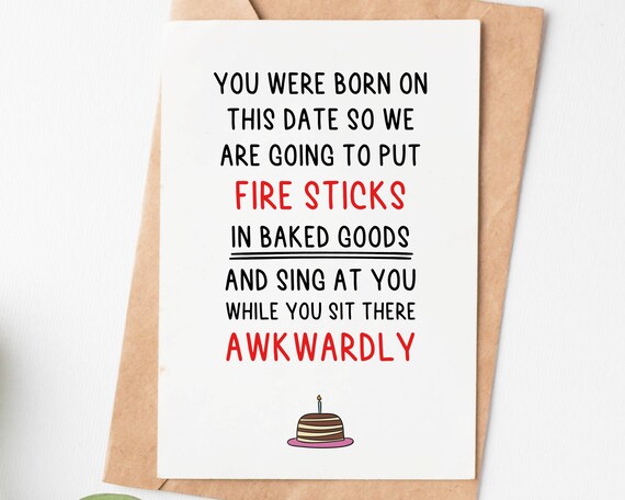 Funny Naughty Birthday Card For Wife / Mum – 40th 50th 60th – Rude Humor, UK Made