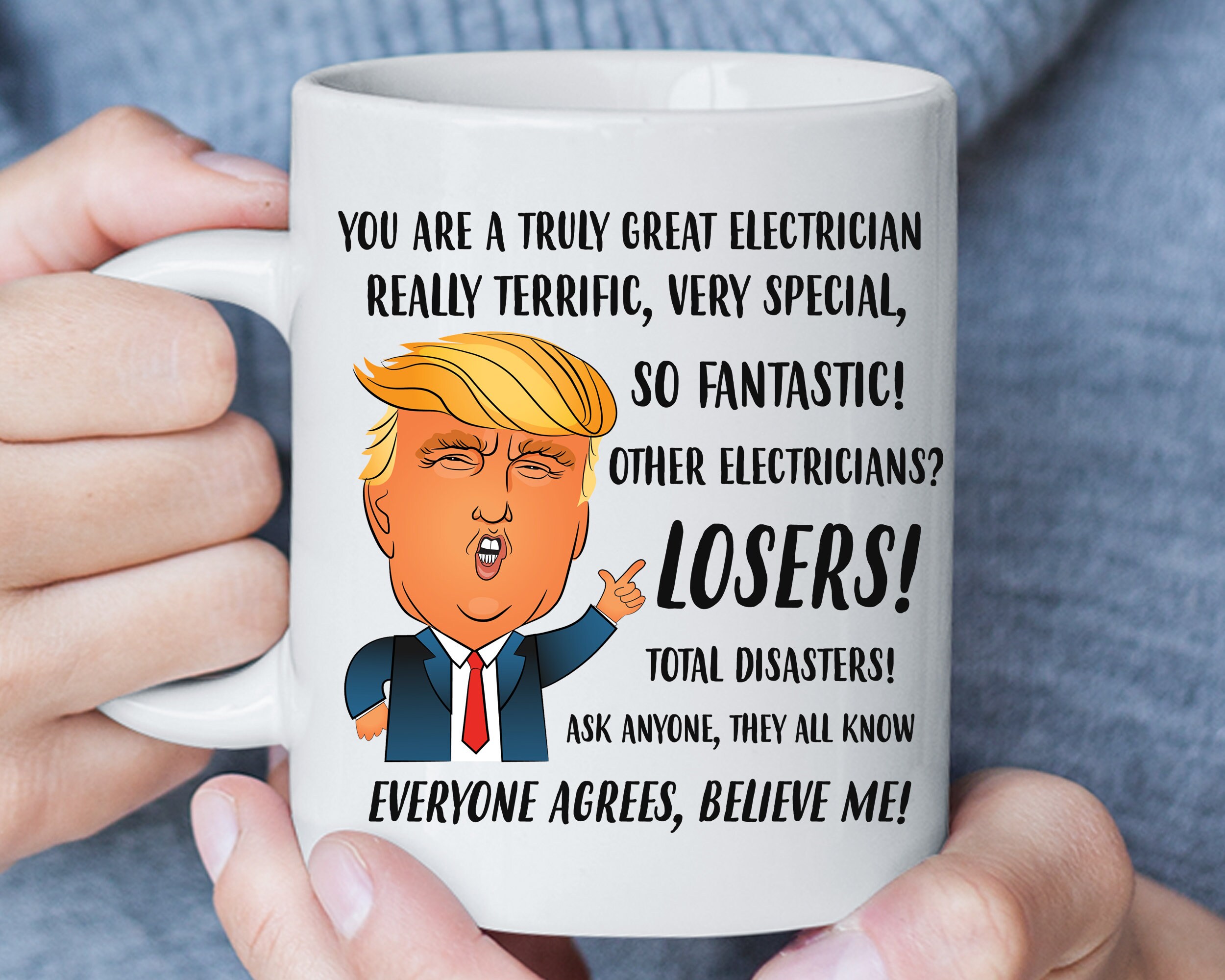 MECHANICAL ENGINEER Gift Funny Trump Mug Great Birthday Christmas Jobs 