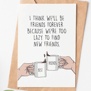 Best Friend Birthday Card, Funny Birthday Card For Friend, Bff Card, Friendship Card, Best Friend Birthday Gift For Her
