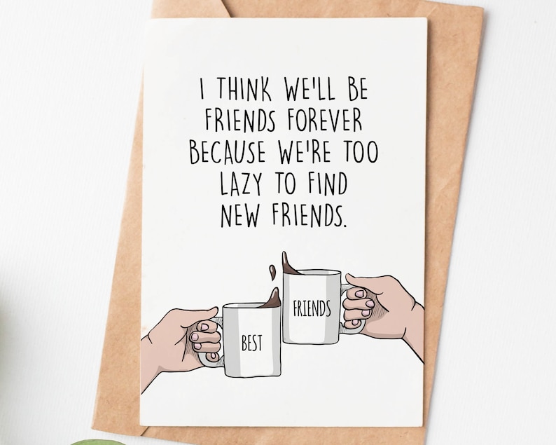 Best Friend Birthday Card, Funny Birthday Card for Friend, Bff Card ...
