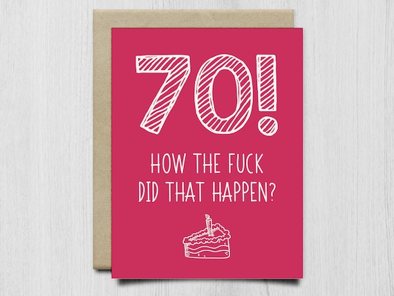 Funny 70th Birthday Cards For En Woan - Old Onkeys - Happy Birthday - View #6