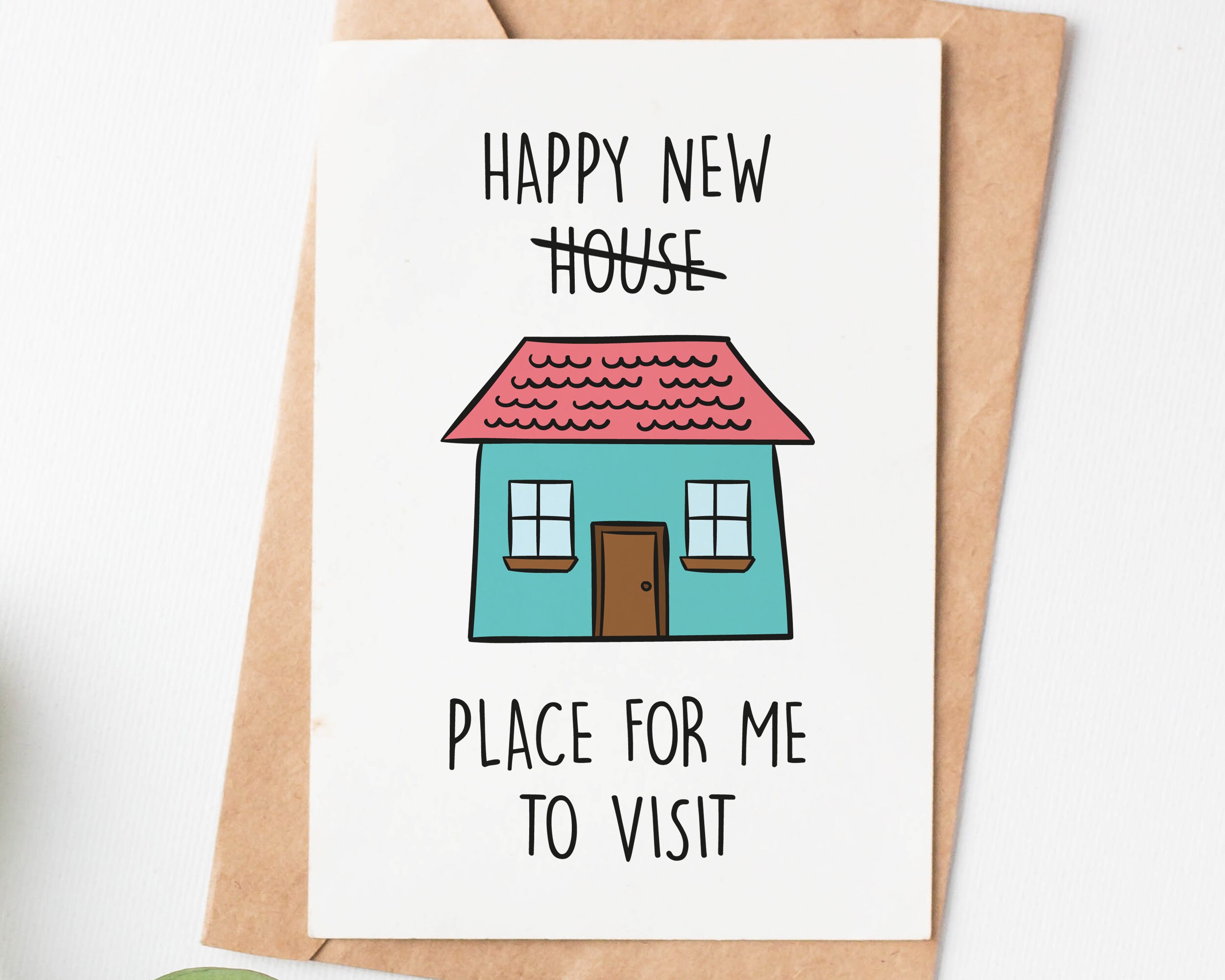 Happy New House Card Funny Housewarming Card New Home Card - Etsy