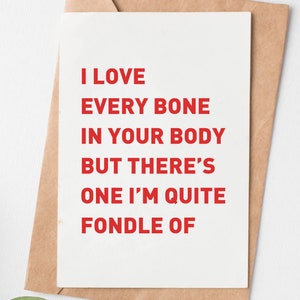 Funny Valentines Day Card, Naughty Anniversary Card For Husband, Sexy Boyfriend Birthday Gift, Paper Anniversary Gift For Him