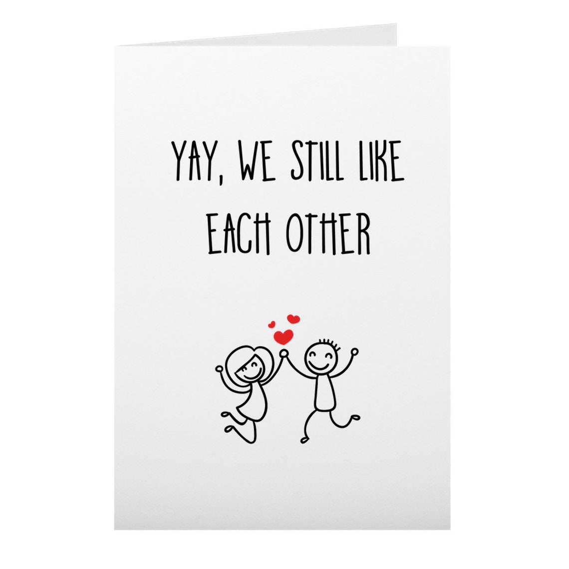 Funny Valentines Card For Him Or Her Valentines Day Gift For Etsy happy-valentine-s-day-pretty-embellished-valentines-card-cards-love