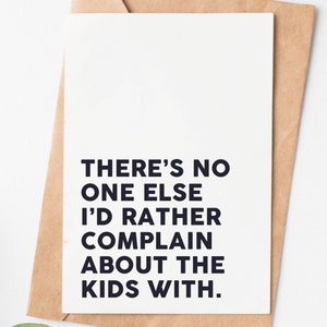 Funny Fathers Day Card For Husband, Sarcastic Husband Birthday Card, Fathers Day Gift From Wife, Hilarious Anniversary Card For Him