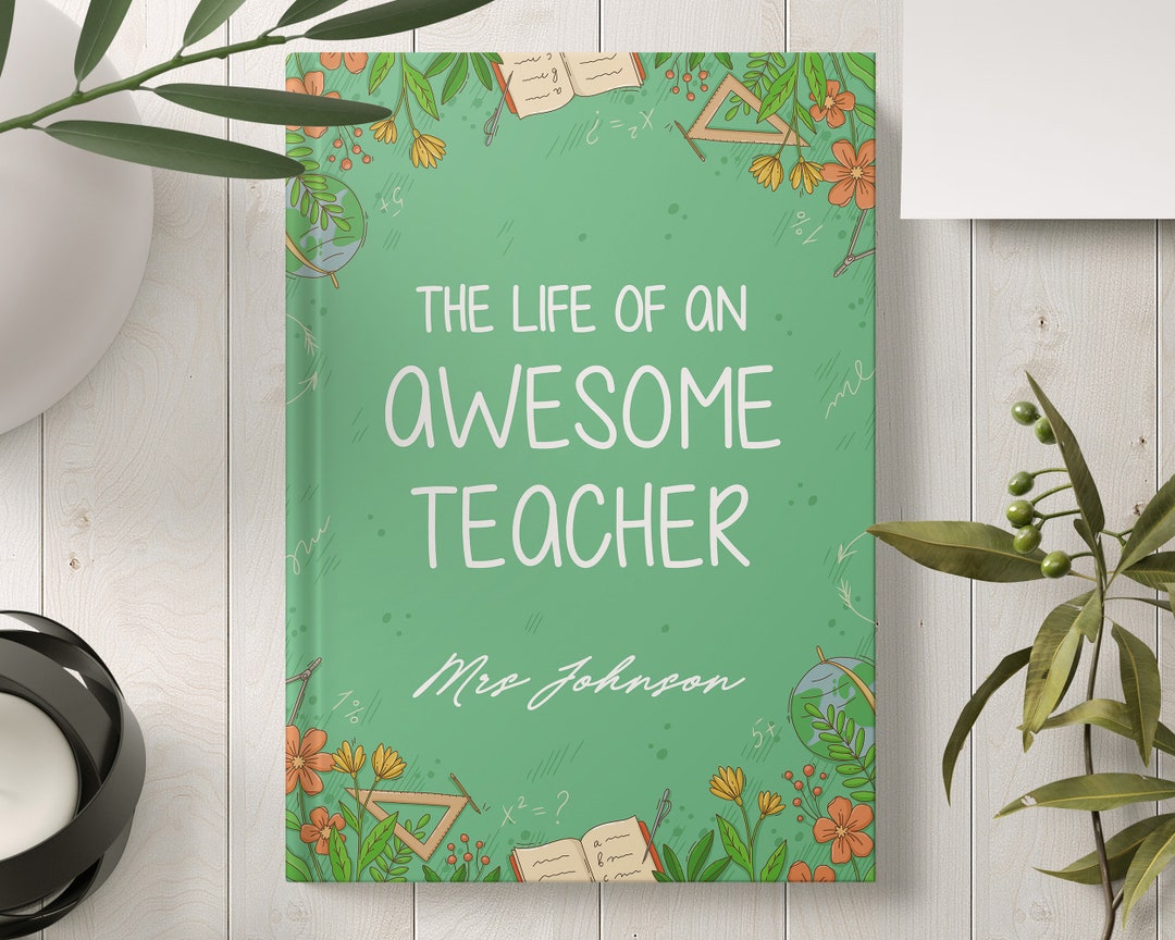 Custom Teacher Notebook Teacher Appreciation Gift Teacher Etsy