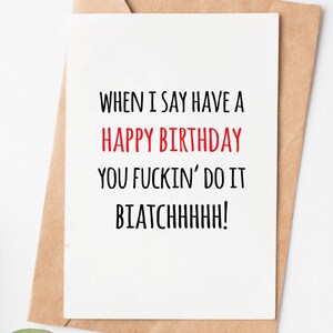 Rude Birthday Card For Women, Funny 21st 30th Birthday Card For Her, Best Friend Or Sister Birthday Card, Coworker Birthday Gift