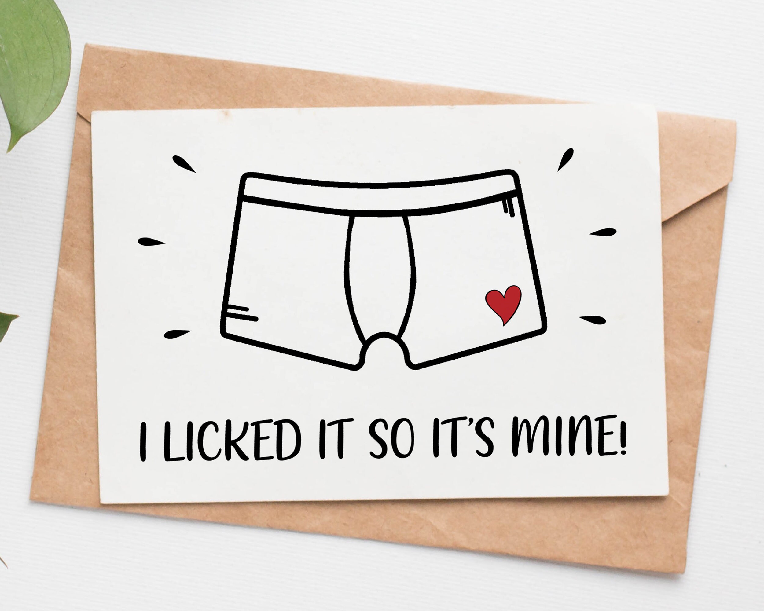Greeting Cards Anniversary Cards Naughty Valentines day card for him